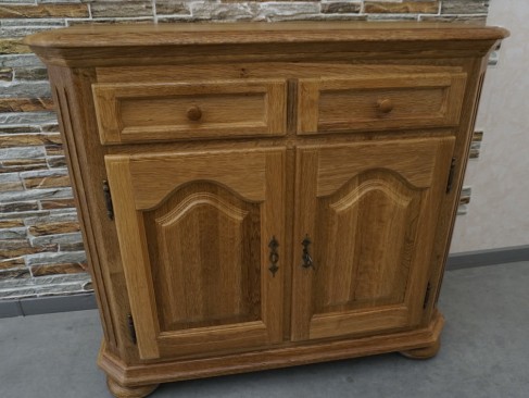 KOMODA DĘBOWA NATURALNY LITY DĄB SZER. 94 CM 2