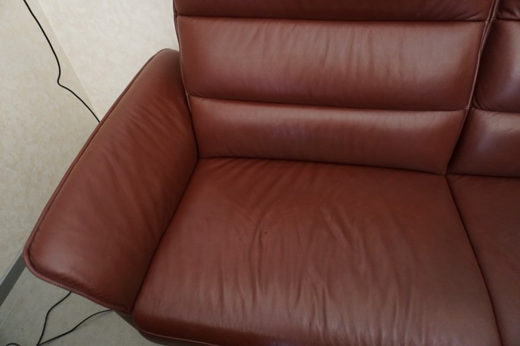 ZESTAW WYPOCZYNKOWY SKÓRA NATURALNA BORDOWA Z...