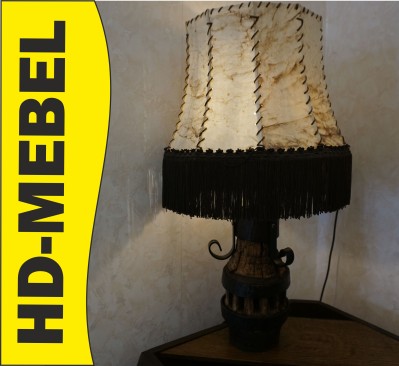 LAMPA STYLOWA WYKONANA NA PIAŚCIE WYS. 74 CM