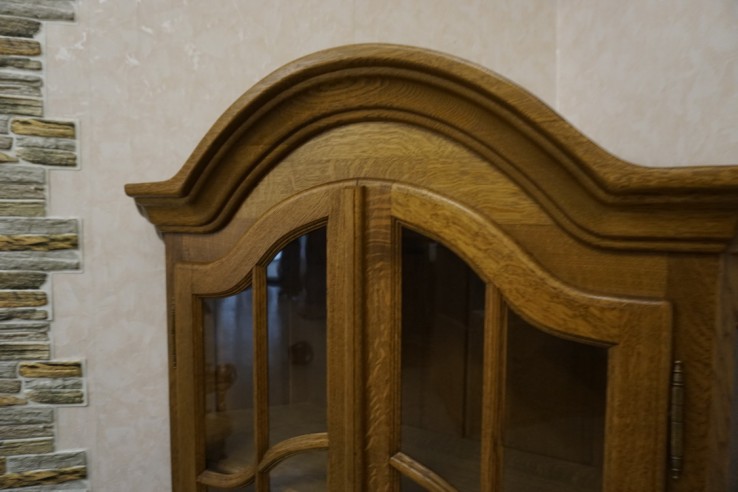 WITRYNA NAROŻNA DUŻA NATURALNY LITY DĄB SZER....