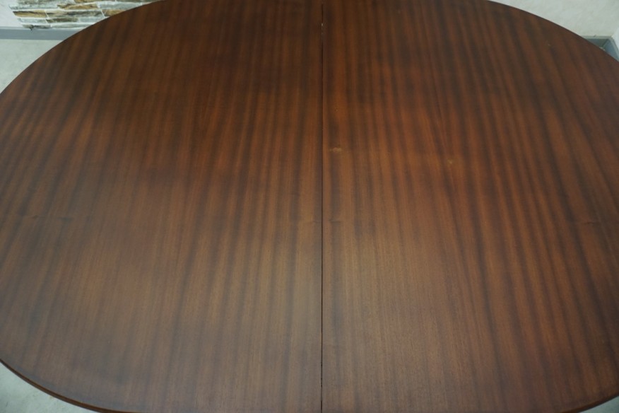 STOŁ MAHONIOWY ROZKŁADANY + 6 KRZESEŁ SZER. 150/200 CM