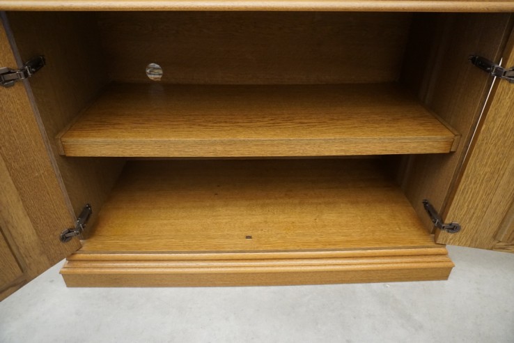 KOMODA RTV DĘBOWA MAŁA SZER. 118 CM