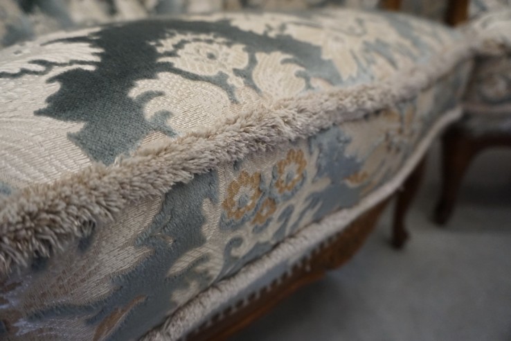 ZESTAW CHIPPENDALE SOFA 3 OSOBOWA + 3 FOTELE...