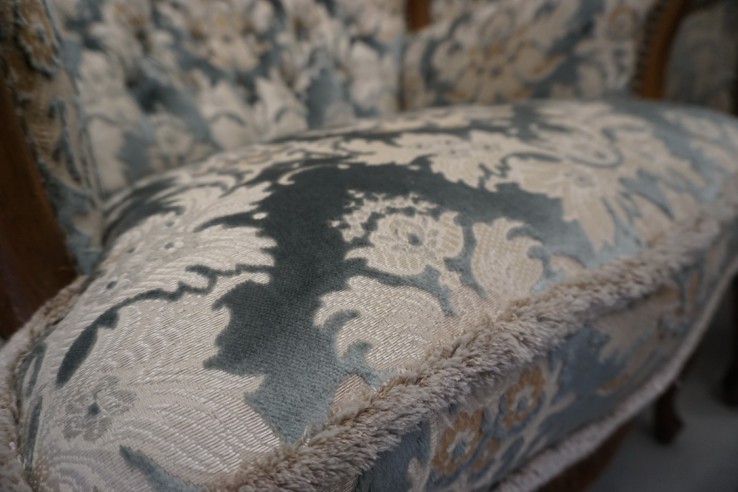 ZESTAW CHIPPENDALE SOFA 3 OSOBOWA + 3 FOTELE...