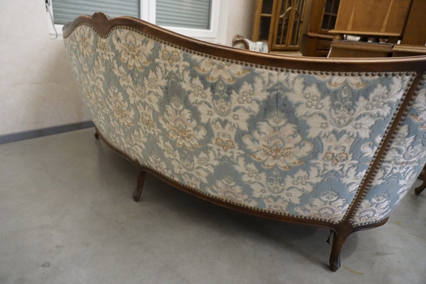 ZESTAW CHIPPENDALE SOFA 3 OSOBOWA + 3 FOTELE Warrings Ludwik Filip