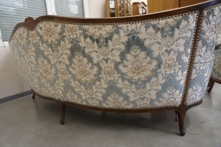 ZESTAW CHIPPENDALE SOFA 3 OSOBOWA + 3 FOTELE Warrings Ludwik Filip