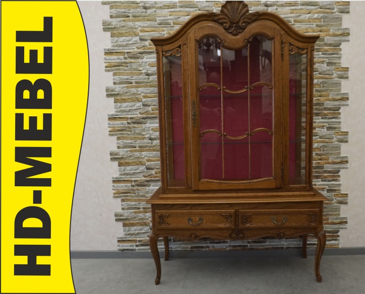 WITRYNA DĘBOWA STYL CHIPPENDALE SZER. 120 CM