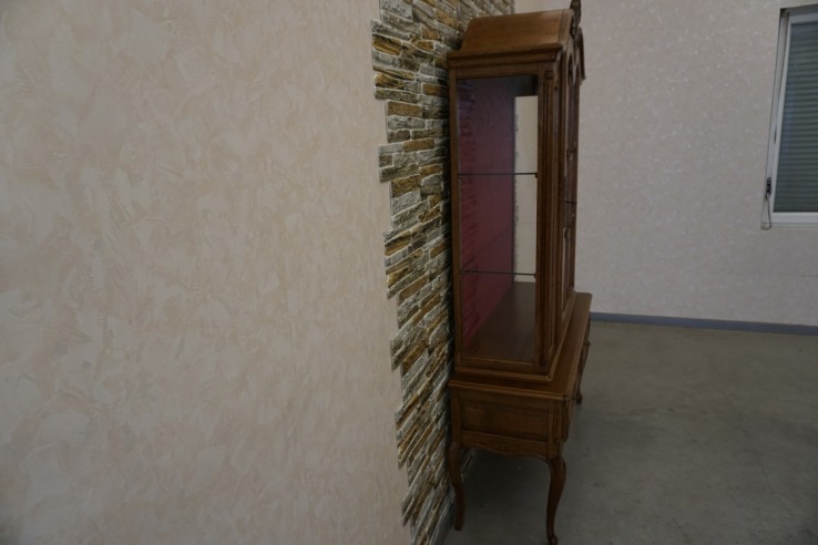 WITRYNA DĘBOWA STYL CHIPPENDALE SZER. 120 CM