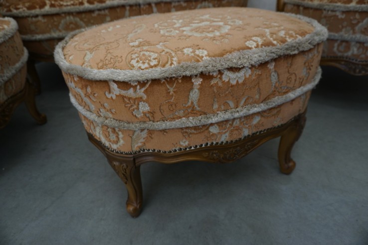 ZESTAW CHIPPENDALE LUDWIK FILIP SOFA 2 OSOBOWA...