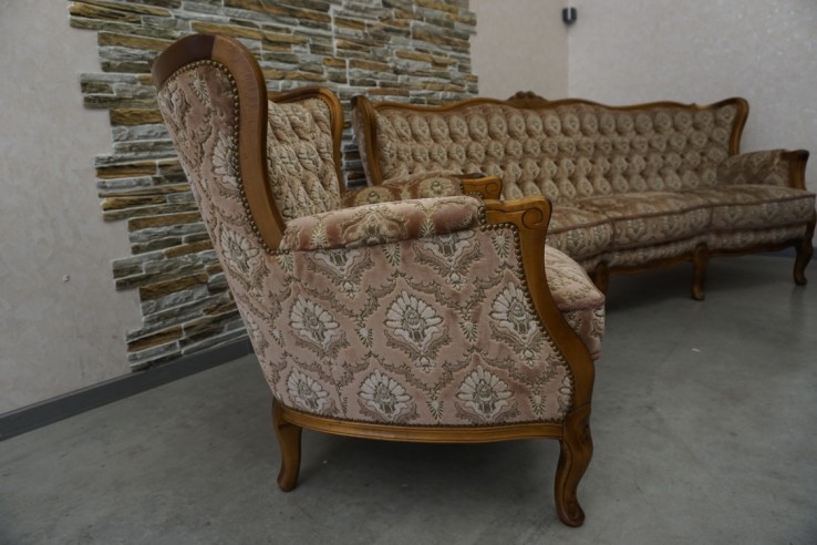 ZESTAW CHIPPENDALE SOFA 3 OSOBOWA + 2 FOTELE