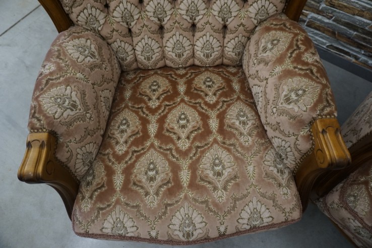 ZESTAW CHIPPENDALE SOFA 3 OSOBOWA + 2 FOTELE