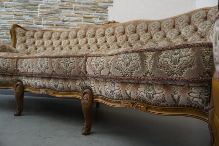 ZESTAW CHIPPENDALE SOFA 3 OSOBOWA + 2 FOTELE