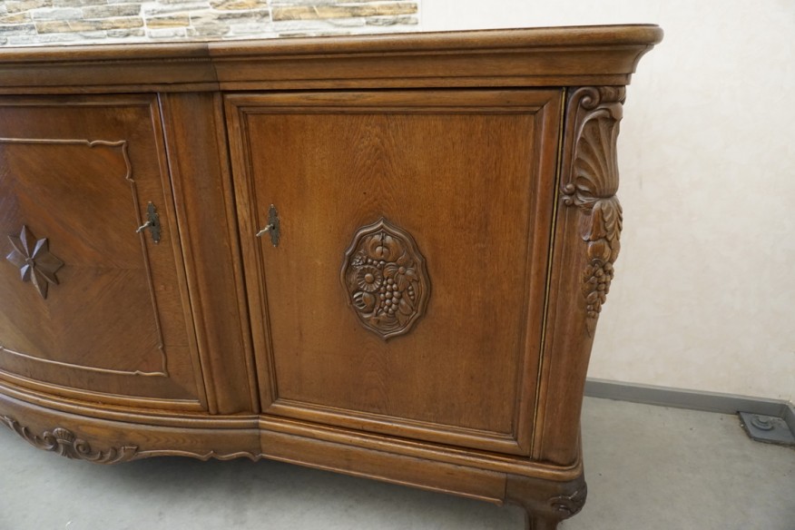 KOMODA ORZECHOWA 3 DRZWIOWA SZER. 240 CM
