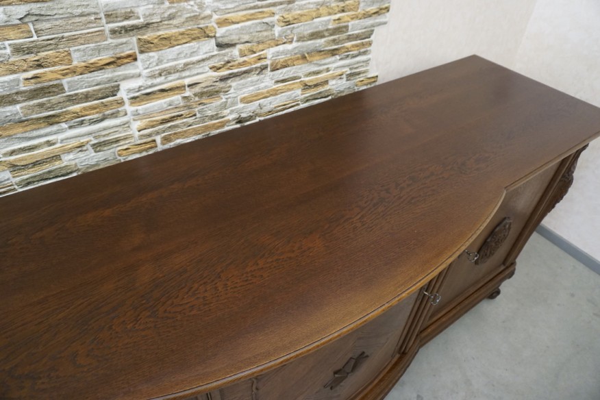 KOMODA ORZECHOWA 3 DRZWIOWA SZER. 240 CM