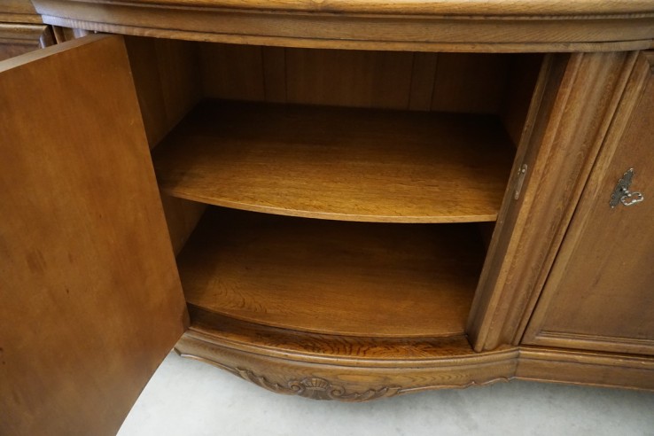 KOMODA ORZECHOWA 3 DRZWIOWA SZER. 240 CM