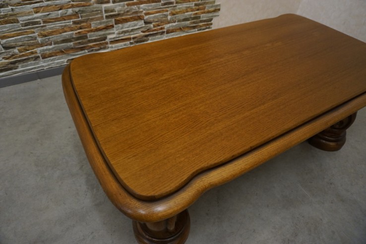 ŁAWA DĘBOWA Z SZUFLADĄ SZER. 140 CM