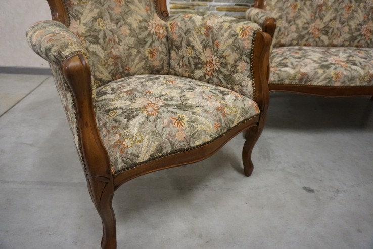 ZESTAW CHIPPENDALE 2+1+1  SOFA 2 OSOBOWA + 2...