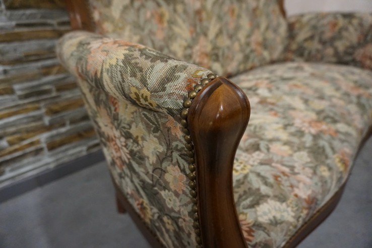 ZESTAW CHIPPENDALE LUDWIK FILIP 2+1+1  SOFA 2...