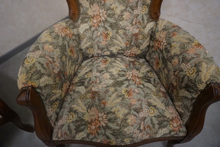 ZESTAW CHIPPENDALE LUDWIK FILIP 2+1+1  SOFA 2...