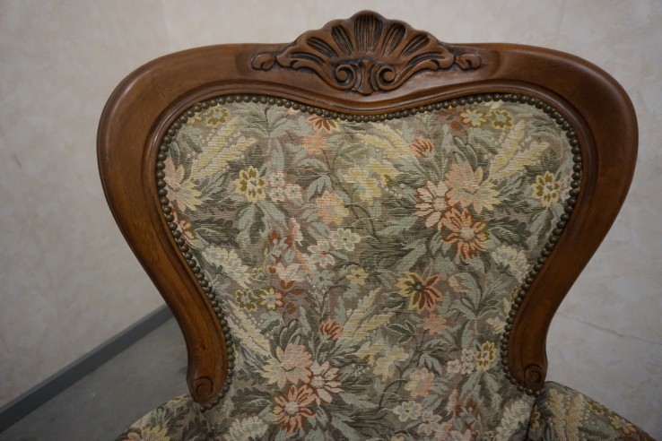 ZESTAW CHIPPENDALE LUDWIK FILIP 2+1+1  SOFA 2...