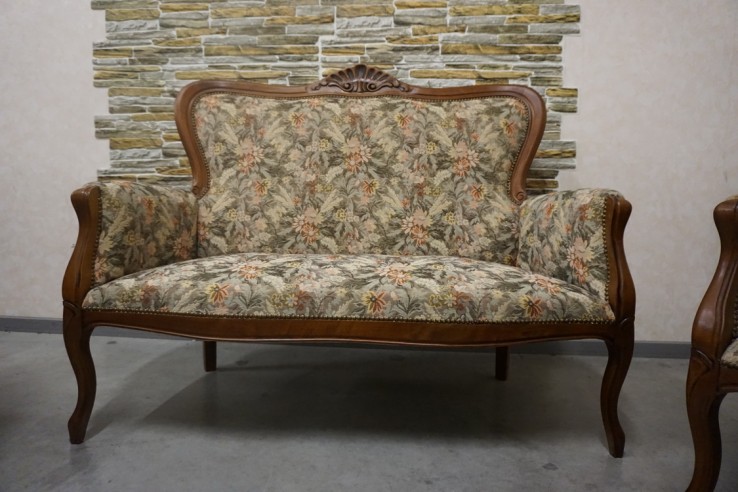 ZESTAW CHIPPENDALE 2+1+1  SOFA 2 OSOBOWA + 2...