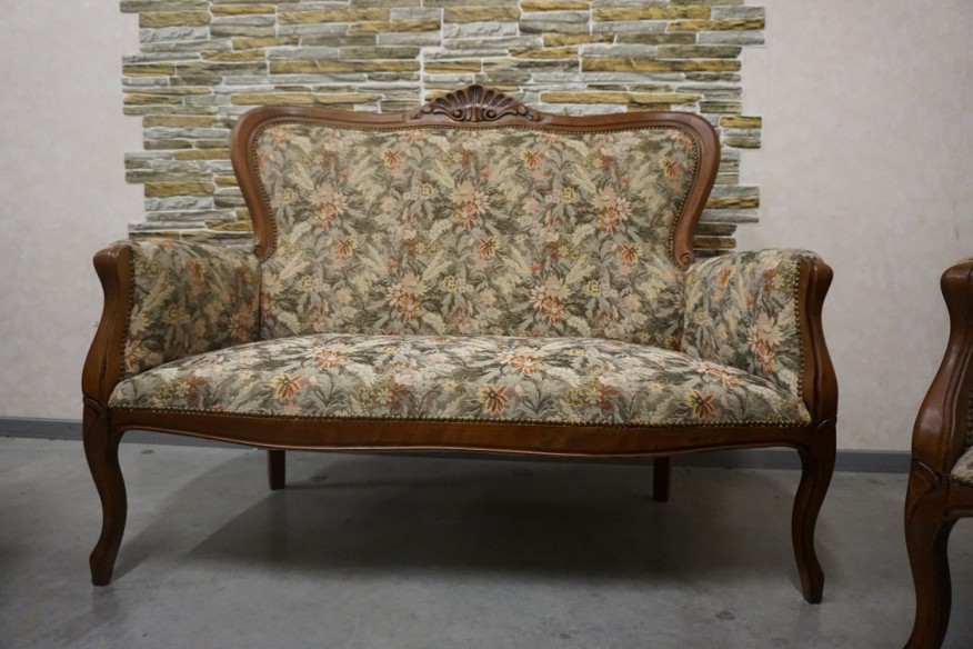 ZESTAW CHIPPENDALE 2+1+1  SOFA 2 OSOBOWA + 2 FOTELE