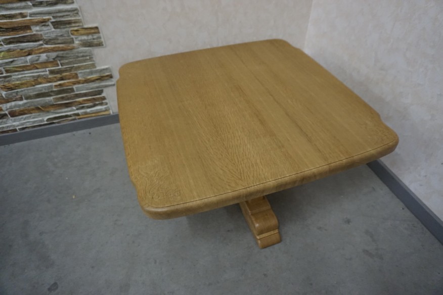 ŁAWA STOLIK Z LITEGO DĘBU 80/80 CM MEGA WZÓR NA BLACIE