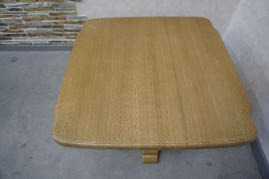 ŁAWA STOLIK Z LITEGO DĘBU 80/80 CM MEGA WZÓR NA BLACIE