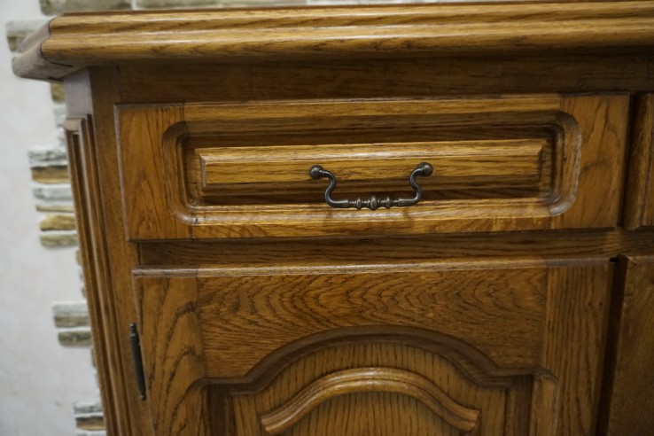 KOMODA DĘBOWA 3 DRZWIOWA 152 CM