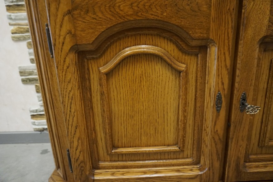 KOMODA DĘBOWA 3 DRZWIOWA 152 CM